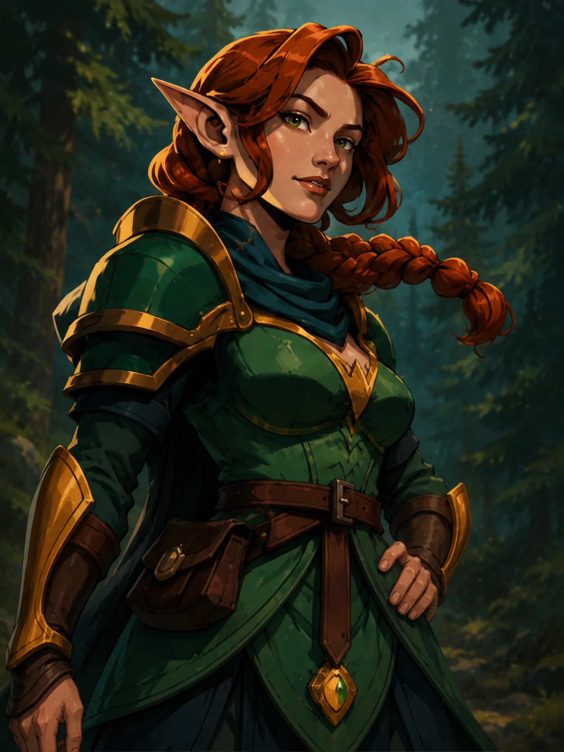 Elf heroine portrait